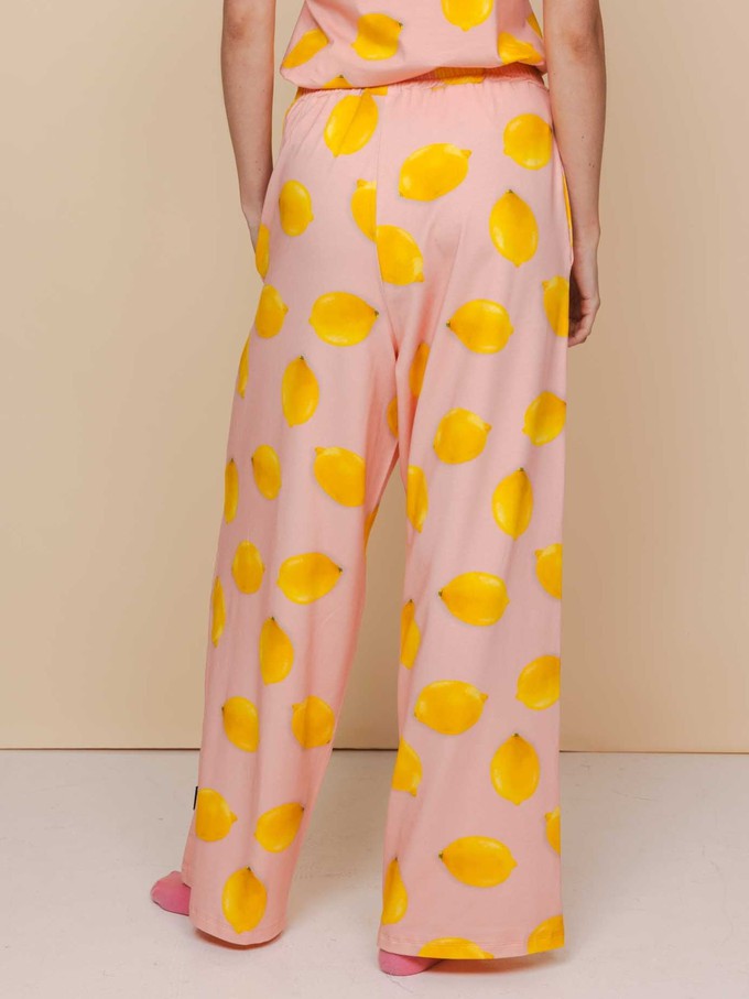 Lemon Cropped T-shirt and Wide pants set Women from SNURK