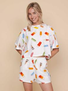 Popsicles Cropped T-shirt and Shorts set Women via SNURK