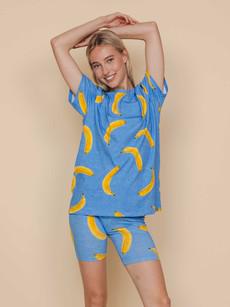 Banana Blue T-shirt and Bikershorts set Women via SNURK