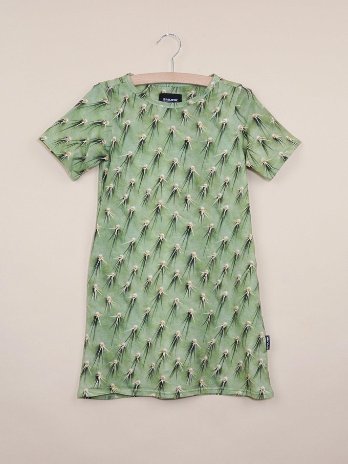 Cozy Cactus T-shirt Dress Kids from SNURK