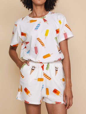 Popsicles T-shirt and Shorts set Women from SNURK