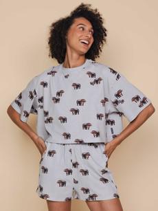 Hippos Cropped T-shirt and Shorts set Women via SNURK