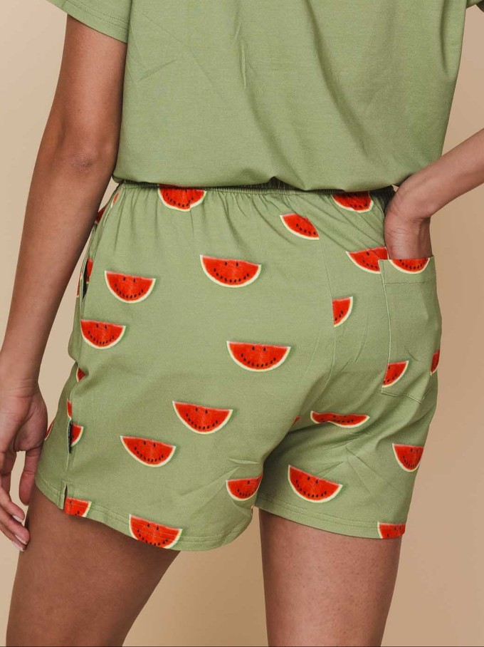 Watermelon Cropped T-shirt and Shorts set Women from SNURK