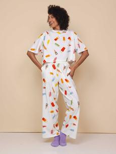 Popsicles Cropped T-shirt and Wide pants set Women via SNURK