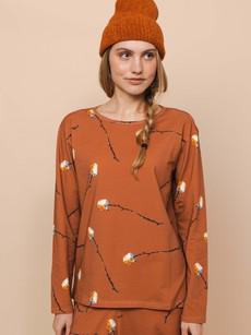 Marshmallow T-shirt long sleeve Women via SNURK