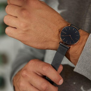 Black Solar Watch | Black Mesh from Solios Watches