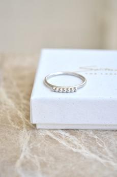 Seven Dot Ring - Silver via Solitude the Label