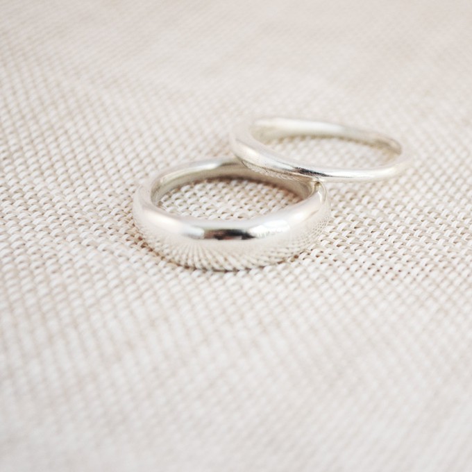 Chunky June Ring - Silver from Solitude the Label