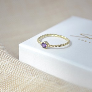 Birthstone Ring - Gold 14k from Solitude the Label