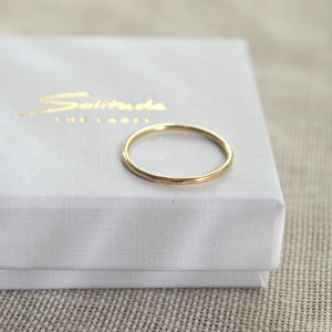 Hammered Ring - Gold 14k from Solitude the Label