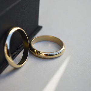 Classic wedding band slim - Gold 14k from Solitude the Label