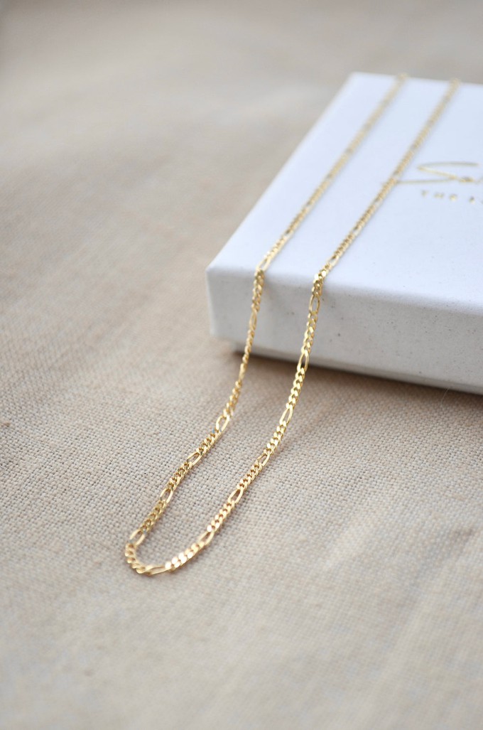 Chunky Figaro Necklace - Gold 14k from Solitude the Label