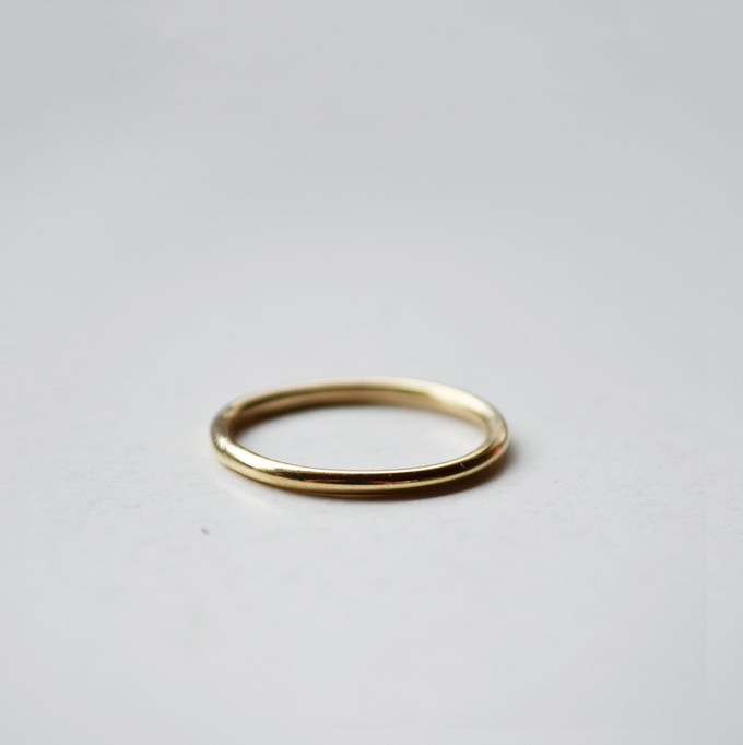 Plain Ring Thin - Gold 14k from Solitude the Label