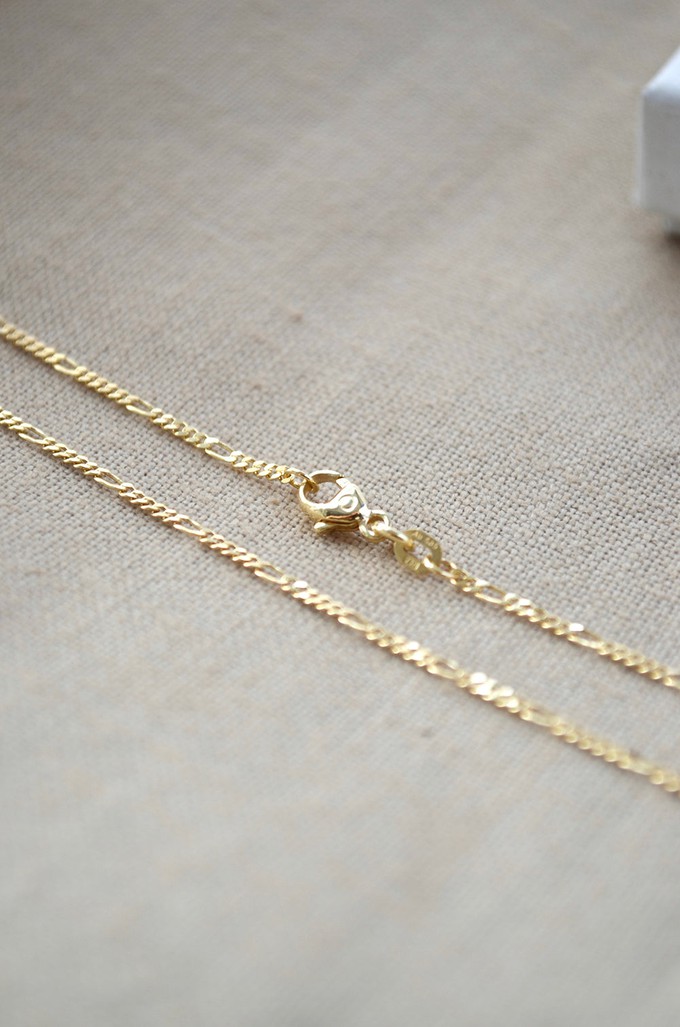 Chunky Figaro Necklace - Gold 14k from Solitude the Label