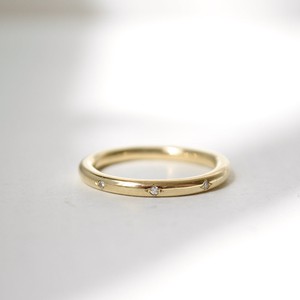 Saturn diamond ring - Gold 14k & Diamonds from Solitude the Label