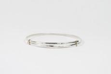 Solid Bracelet Unisex - Silver via Solitude the Label