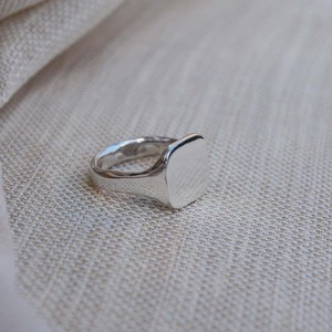 Squared Signet ring  - Silver from Solitude the Label