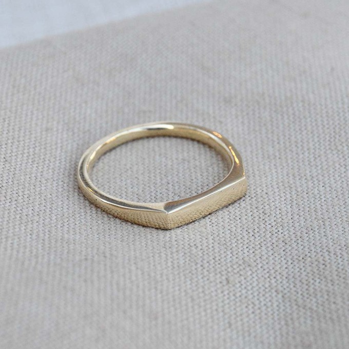 Chunky Novi Ring - Gold 14k from Solitude the Label