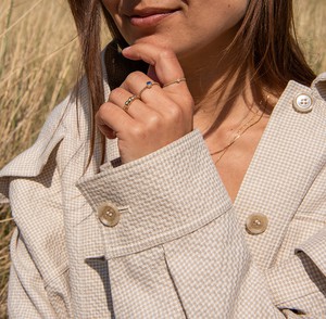 Dotted Diamond Ring - Gold 14k from Solitude the Label