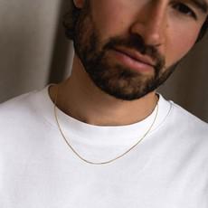 Chain Necklace Men - Gold 14k via Solitude the Label