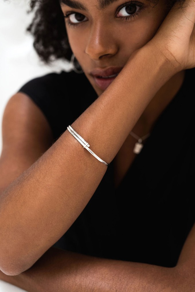Solid Bracelet Unisex - Silver from Solitude the Label