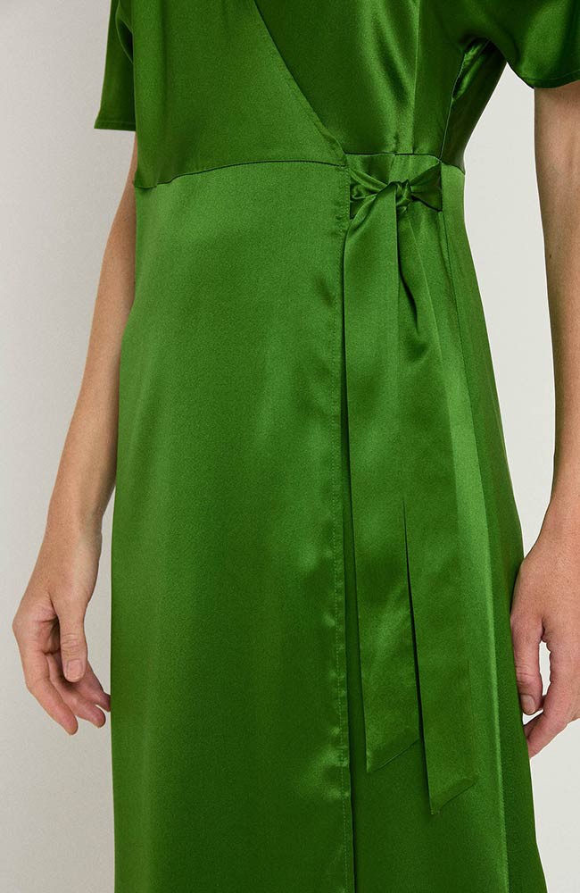 Zijden jurk dark fern from Sophie Stone