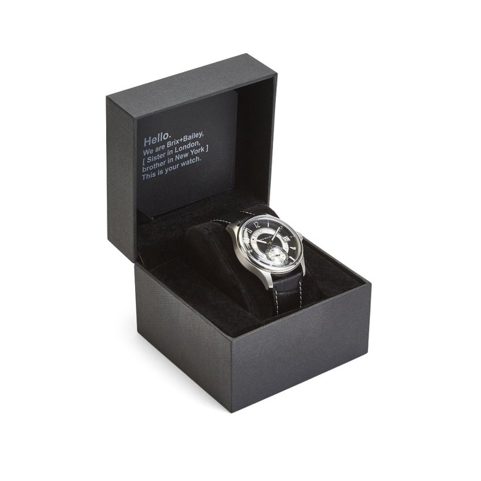 Brix + Bailey 316L Stainless Steel Quartz Watch 40mm from Sostter