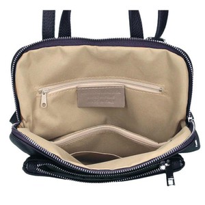 Navy Pebbled Leather Convertible Backpack-Handbag from Sostter