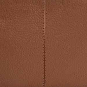 Tan Convertible Leather Crossbody Belt Bag from Sostter