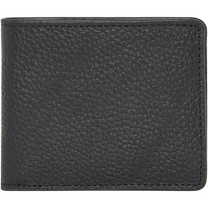 Men's Black Leather Wallet - Sustainable, Compact Design from Sostter