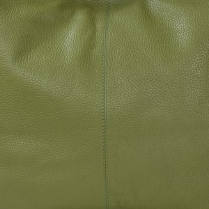 Olive Zip Leather Shoulder Hobo Bag from Sostter