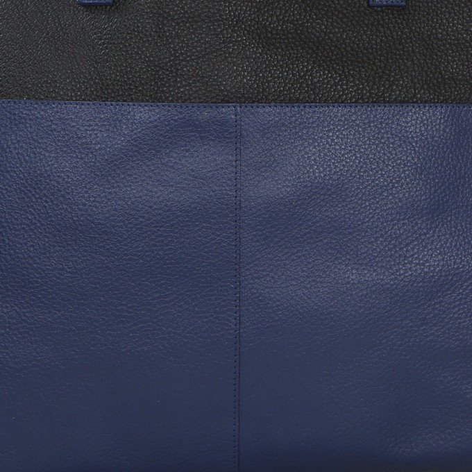 Royal Blue Leather Tote Bag - Crossbody & Eco-Friendly from Sostter