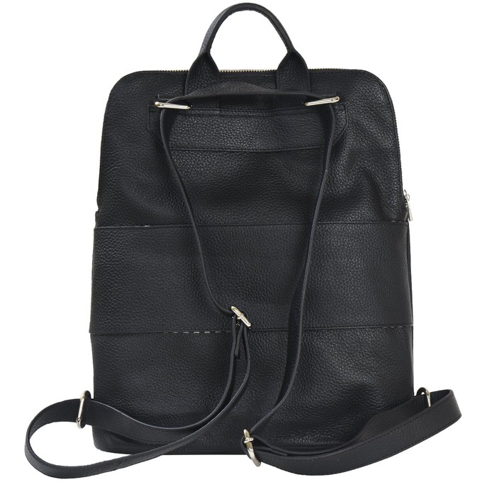 Blue Animal Print Leather Backpack - Versatile, Eco-Friendly from Sostter