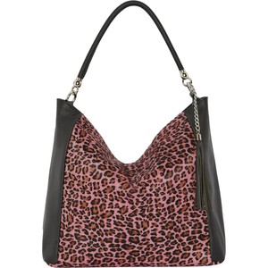 Pink Animal Print Leather Crossbody Bag - Versatile & Stylish from Sostter