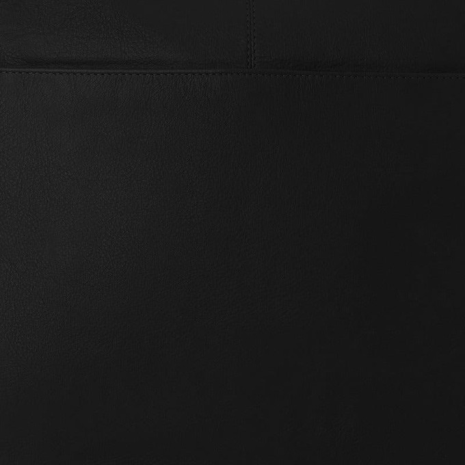 Black Leather Large Pocket Tote Bag - Stylish & Spacious from Sostter