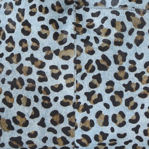 Blue Animal Print Leather Multi-Section Wallet from Sostter