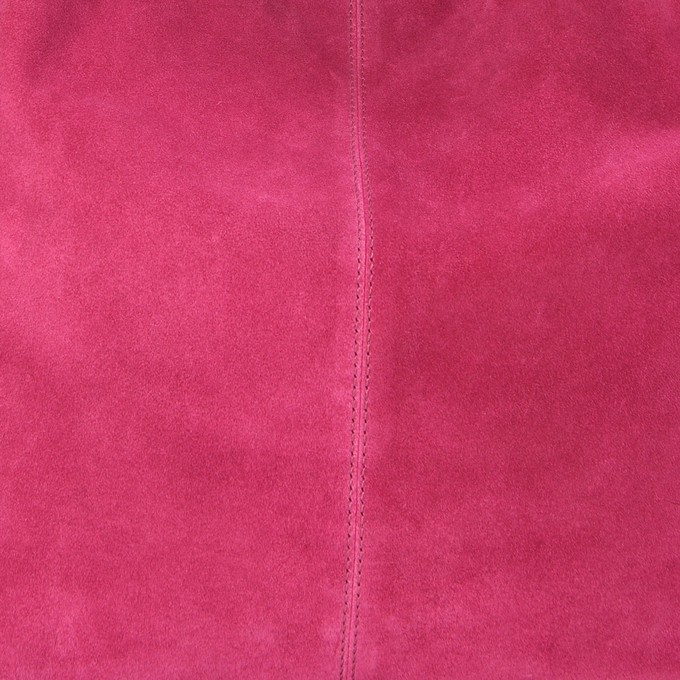 Raspberry Suede Leather Hobo Bag - Brix + Bailey from Sostter