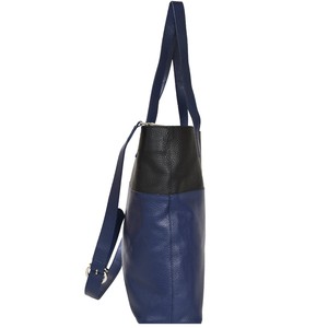 Royal Blue Leather Tote Bag - Crossbody & Eco-Friendly from Sostter