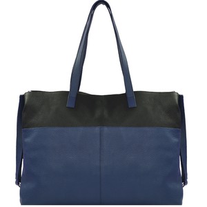 Royal Blue Leather Tote Bag - Crossbody & Eco-Friendly from Sostter
