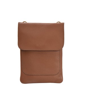 Tan Crossbody Mini Phone Bag from Sostter