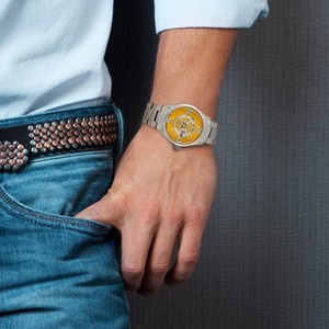 Simmonds Triple Number Stainless Steel Watch 40mm from Sostter