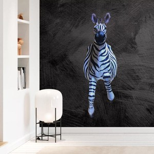 Giant 1.3m Resin Zebra Wall Hanging Decor Piece from Sostter