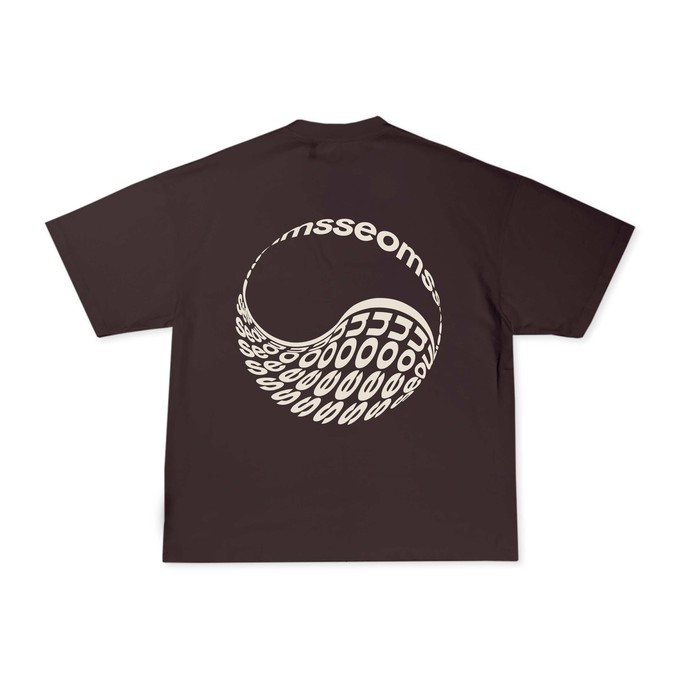 SSEOM X SEOUL BROWN TEE from SSEOM BRAND