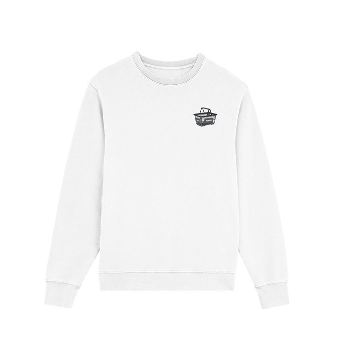 CONVENIENT WHITE CREWNECK from SSEOM BRAND