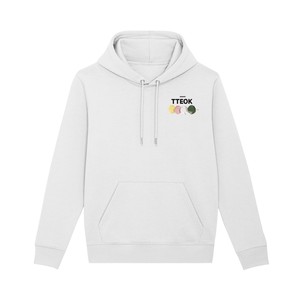 TTEOK TIME WHITE HOODIE from SSEOM BRAND