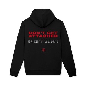 DON’T GET ATTACHED BK HOODIE from SSEOM BRAND