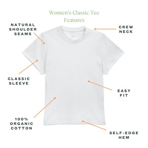 Organic Cotton Classic Tee in Cloud from Subset