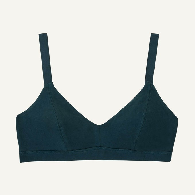 Organic Cotton New Triangle Soft Bra in Meridian from Subset