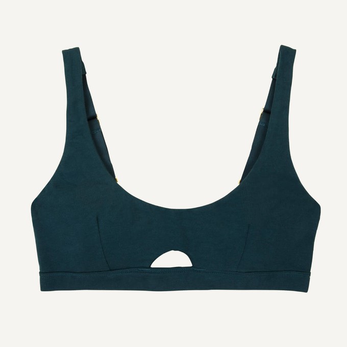 Organic Cotton Keyhole Soft Bra in Meridian from Subset