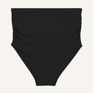 Organic Cotton Maternity Above-Belly Brief in Carbon from Subset